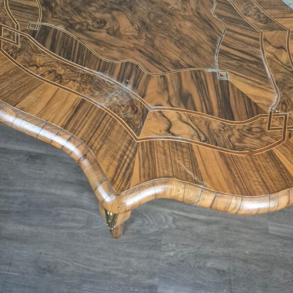 Table Dresden Baroque / Gründerzeit 1880 Walnut - Image 12