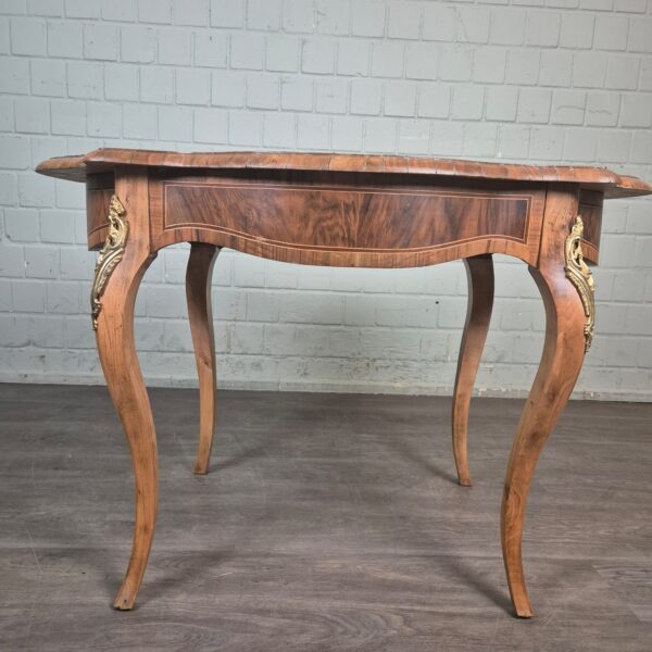 Table Dresden Baroque / Gründerzeit 1880 Walnut - Image 19