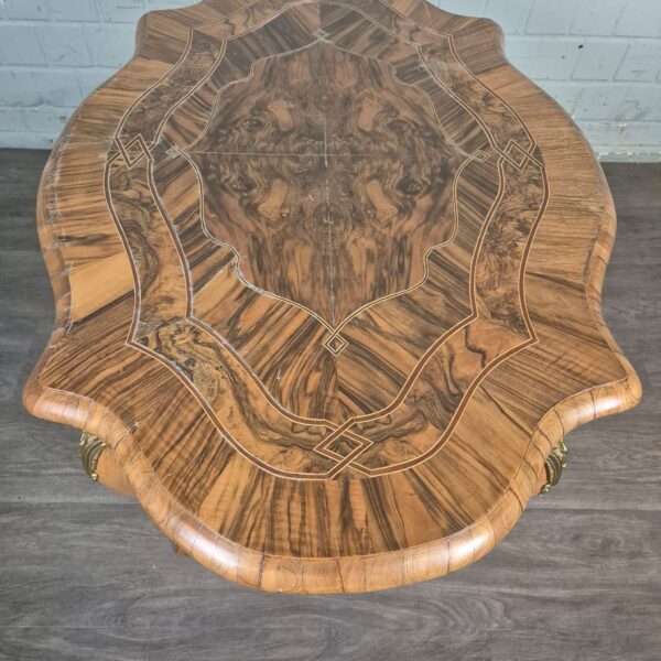 Table Dresden Baroque / Gründerzeit 1880 Walnut - Image 6