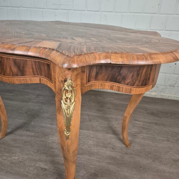Table Dresden Baroque / Gründerzeit 1880 Walnut - Image 16