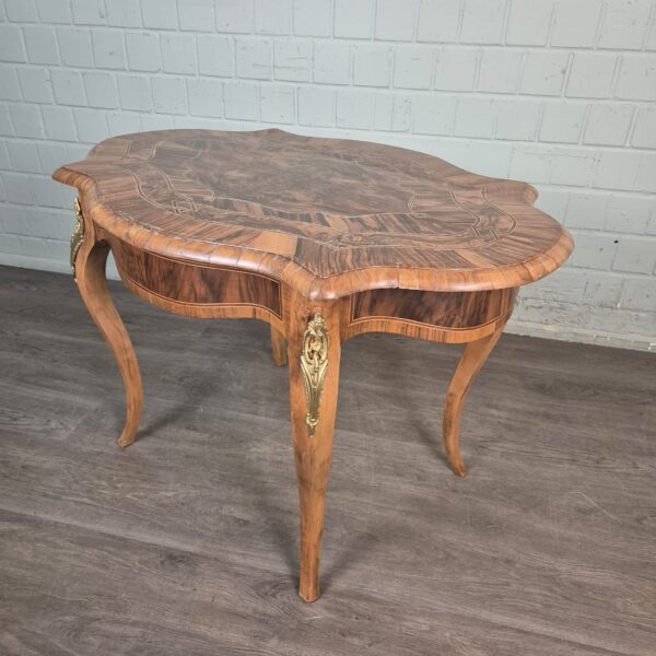 Table Dresden Baroque / Gründerzeit 1880 Walnut - Image 15