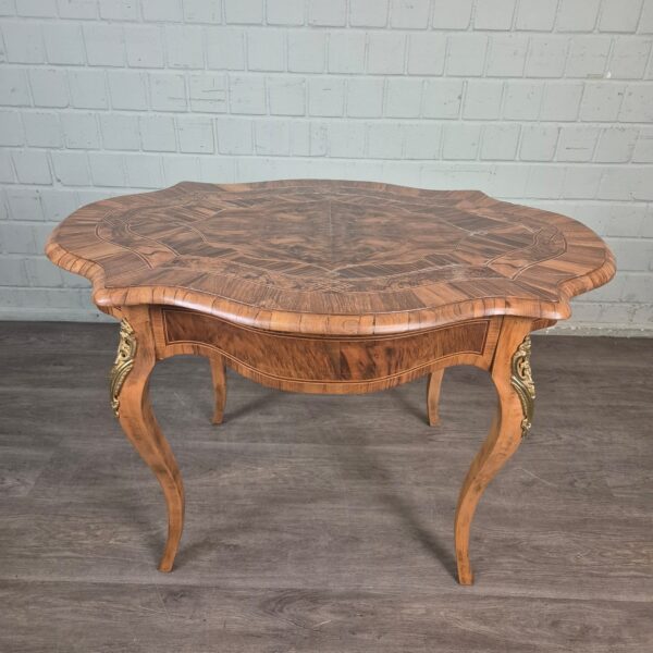 Table Dresden Baroque / Gründerzeit 1880 Walnut - Image 2
