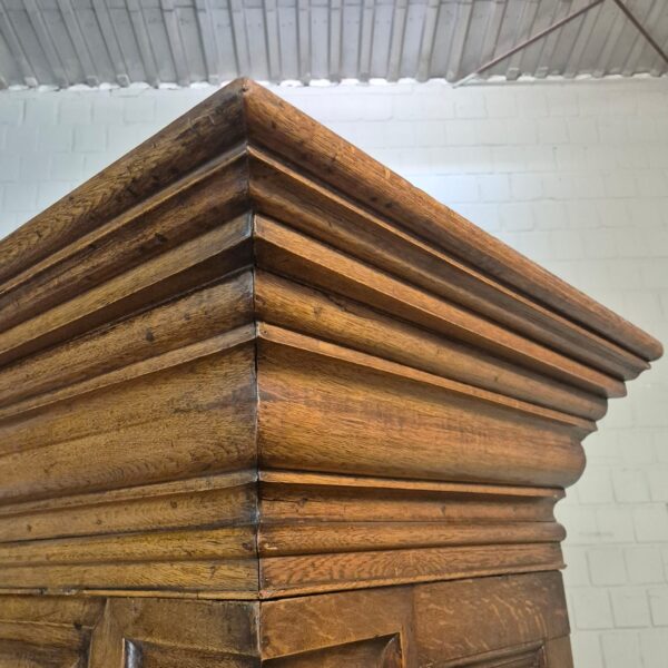 Frankfurt Wardrobe Baroque 1780 Oak - Image 11