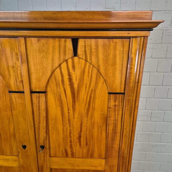 Wardrobe Biedermeier 1850 Cherry Wood - Image 7