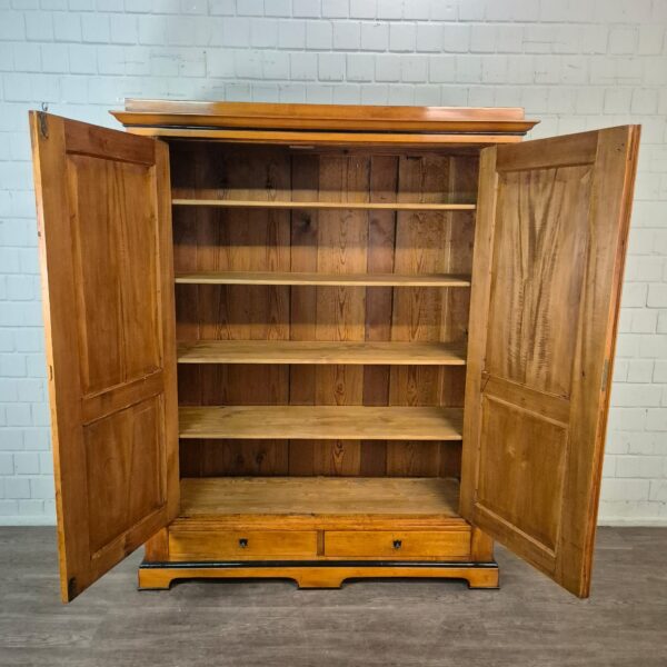 Wardrobe Biedermeier 1850 Cherry Wood - Image 9