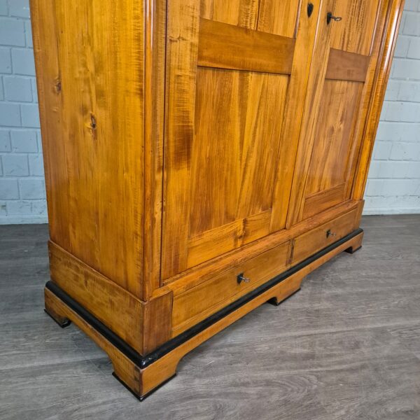 Wardrobe Biedermeier 1850 Cherry Wood - Image 5