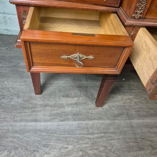 Display case Jugendstil 1900 Walnut - Image 16