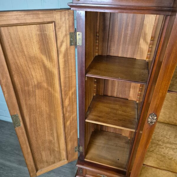 Display case Jugendstil 1900 Walnut - Image 11