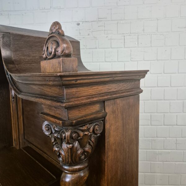 Cabinet Gründerzeit 1880 Oak - Image 9