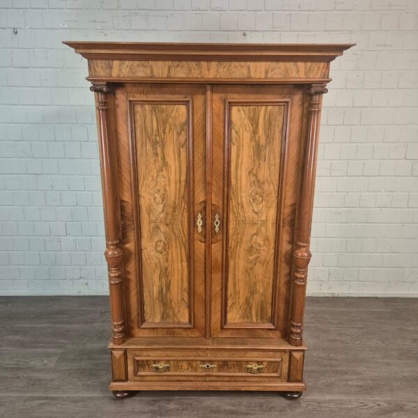 Wardrobe Gründerzeit 1880 Walnut - Image 2