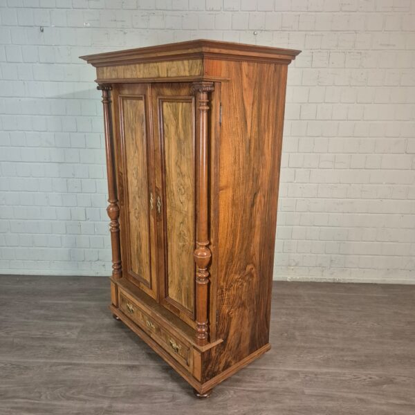 Wardrobe Gründerzeit 1880 Walnut - Image 3