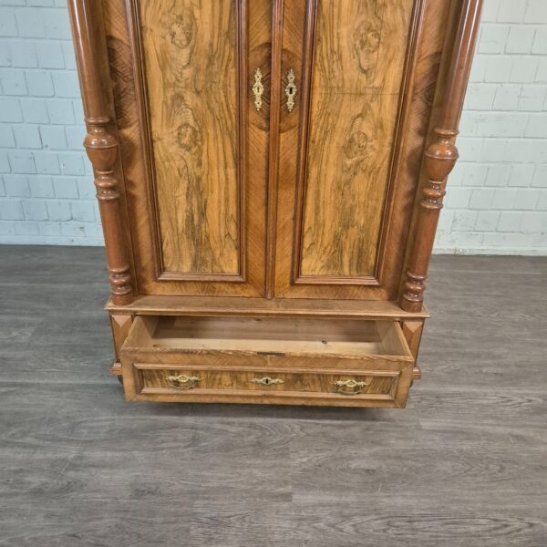 Wardrobe Gründerzeit 1880 Walnut - Image 16