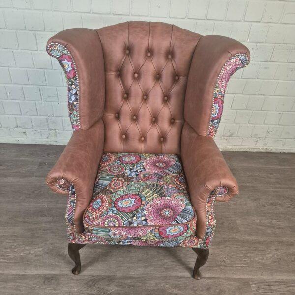 Chesterfield Wingback Chair Leather