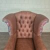Chesterfield Wingback Chair Leather - Image 3