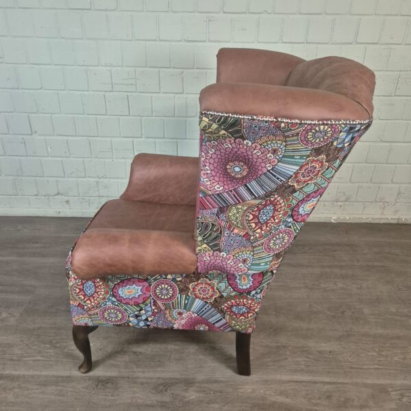 Chesterfield Wingback Chair Leather - Image 11