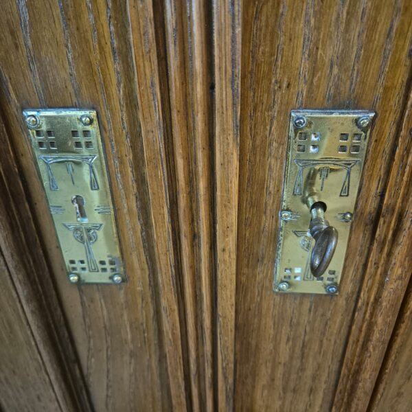 Wardrobe Gründerzeit 1880 Oak - Image 9