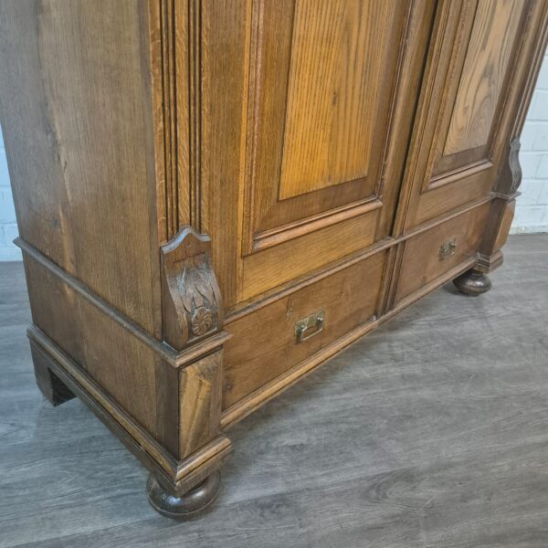 Wardrobe Gründerzeit 1880 Oak - Image 6