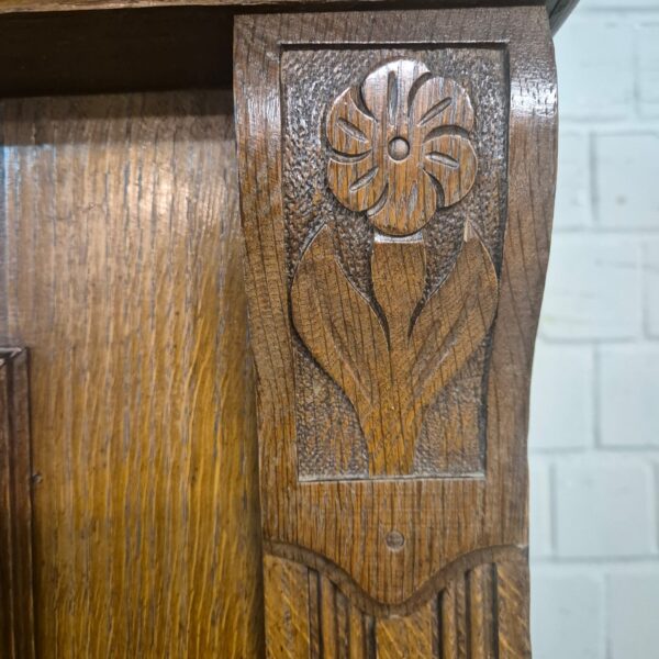 Wardrobe Gründerzeit 1880 Oak - Image 8