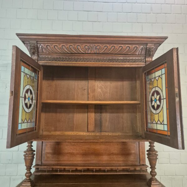 Cabinet Gründerzeit 1880 Oak - Image 15