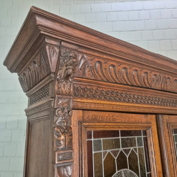 Cabinet Gründerzeit 1880 Oak - Image 5