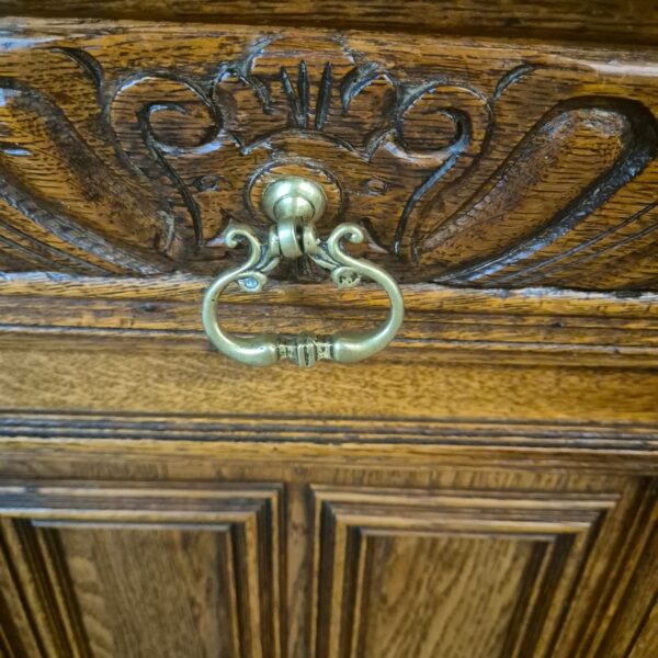 Cabinet Gründerzeit 1880 Oak - Image 8