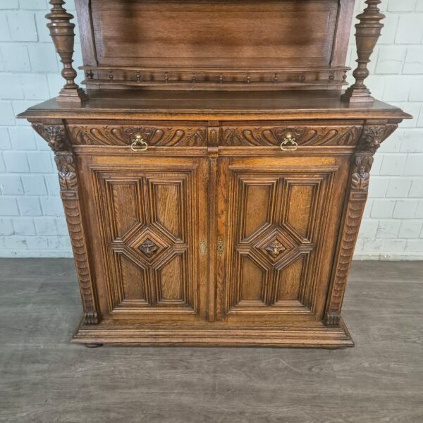 Cabinet Gründerzeit 1880 Oak - Image 7