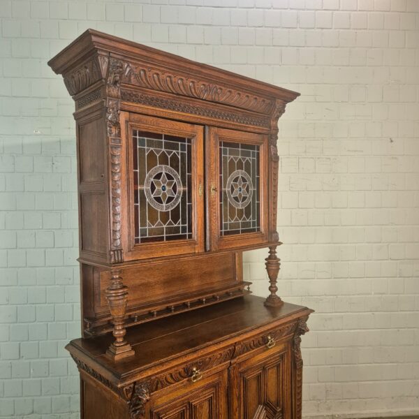 Cabinet Gründerzeit 1880 Oak - Image 4