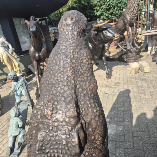 Statue Crocodile Bronze 2,10 m - Image 17