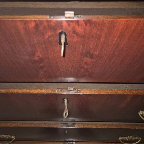 Chest of Drawers Biedermeier 1810 Mahogany - Image 7