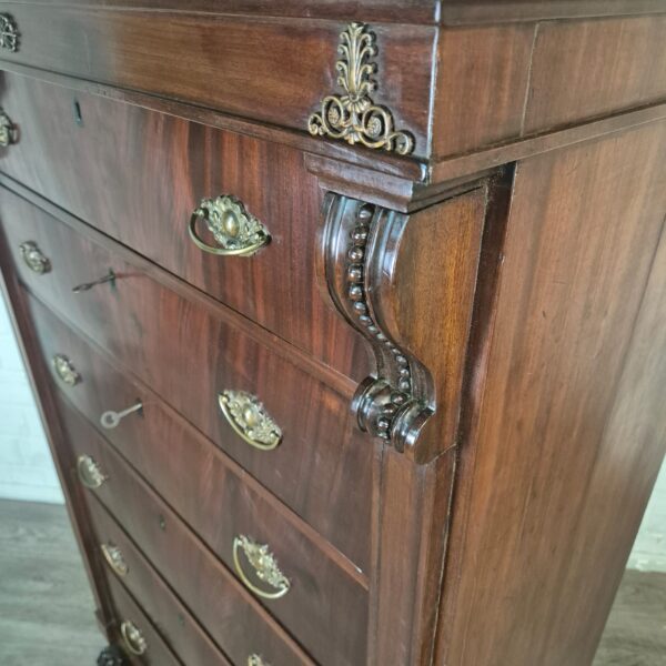 Chest of Drawers Biedermeier 1810 Mahogany - Image 3