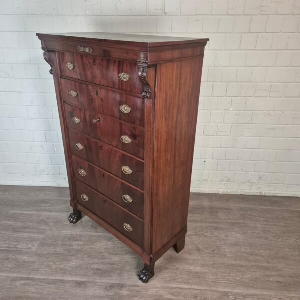 Chest of Drawers Biedermeier 1810 Mahogany - Image 2