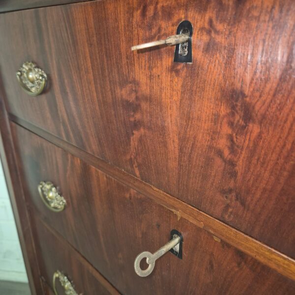Chest of Drawers Biedermeier 1810 Mahogany - Image 4