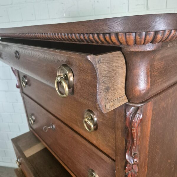 Secretary Biedermeier 1830 Oak - Image 12