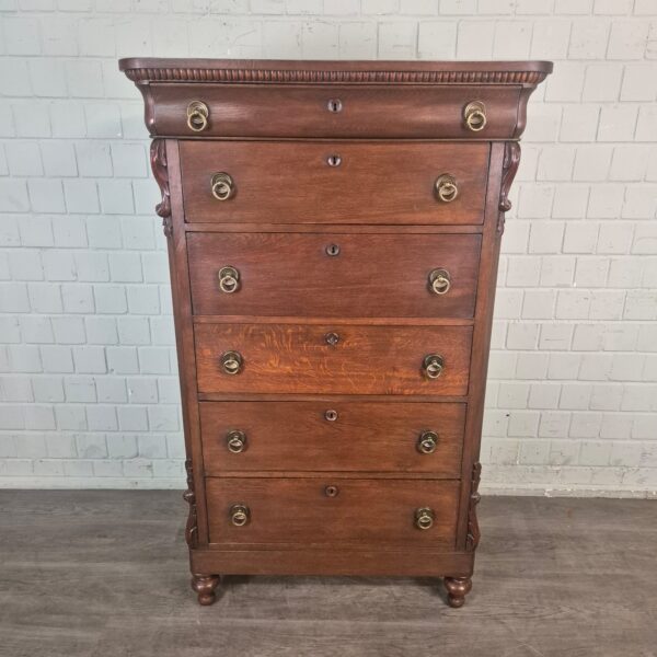 Secretary Biedermeier 1830 Oak - Image 2