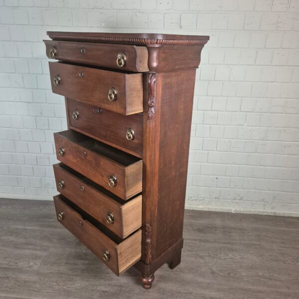 Secretary Biedermeier 1830 Oak - Image 10