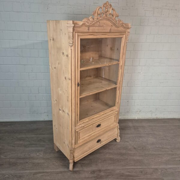 Display Case Louis Philippe 1860 Pine