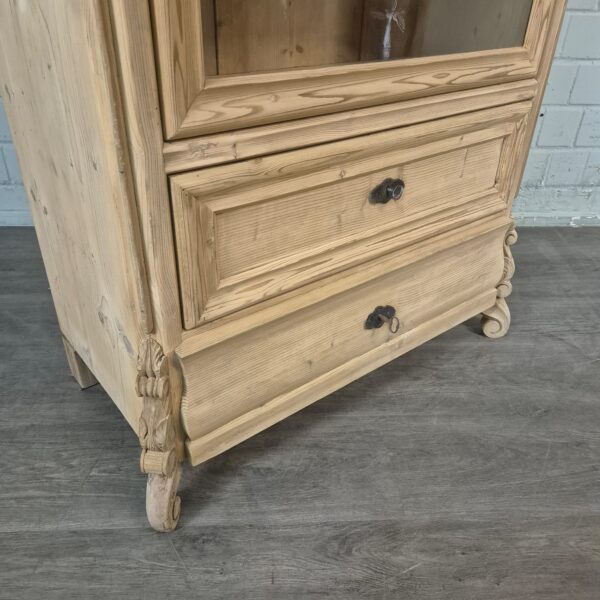 Display Case Louis Philippe 1860 Pine - Image 4
