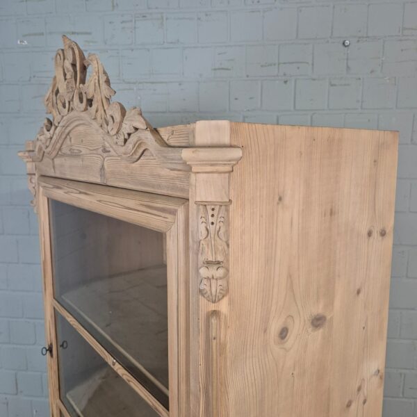 Display Case Louis Philippe 1860 Pine - Image 7