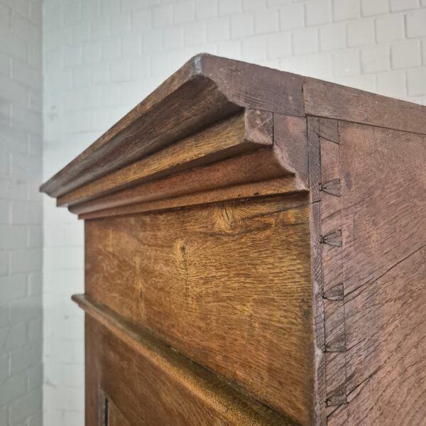 Wardrobe Biedermeier 1820 Oak - Image 13