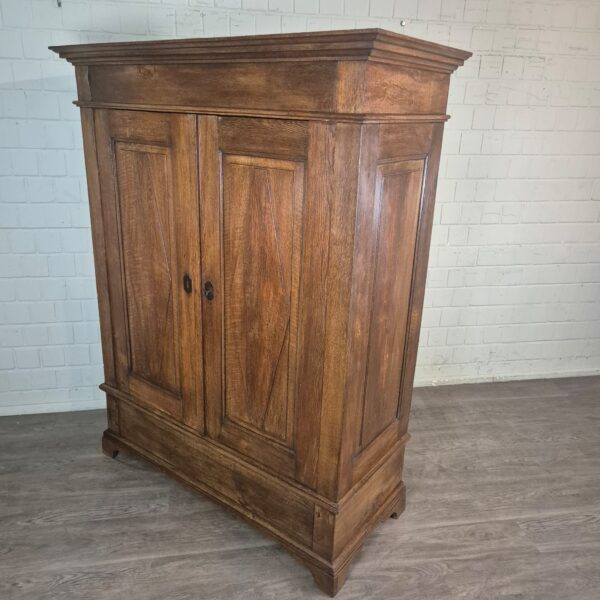 Wardrobe Biedermeier 1820 Oak - Image 3