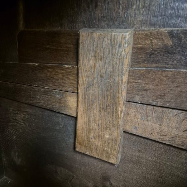Wardrobe Biedermeier 1820 Oak - Image 10