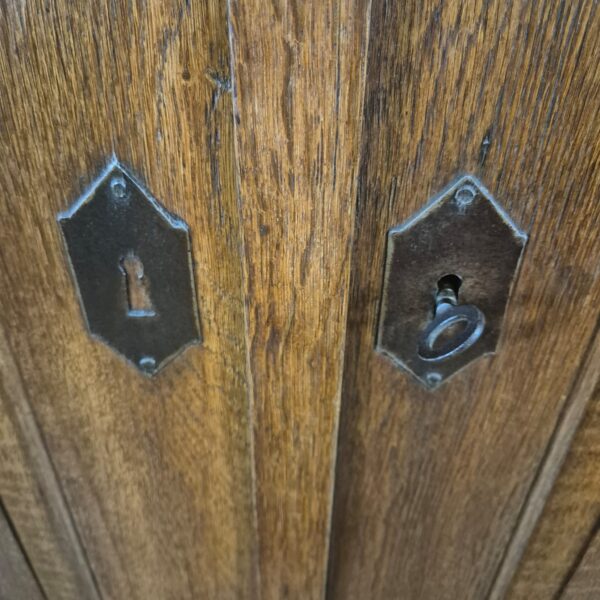 Wardrobe Biedermeier 1820 Oak - Image 5