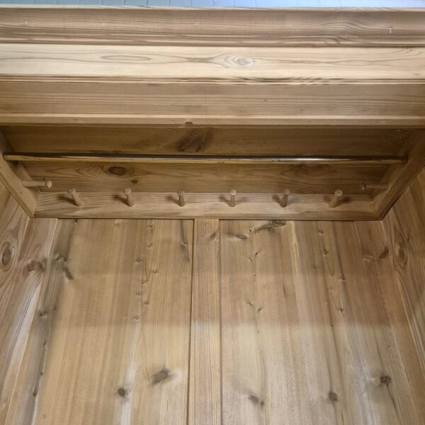 Wardrobe Jugendstil 1910 Pine - Image 9