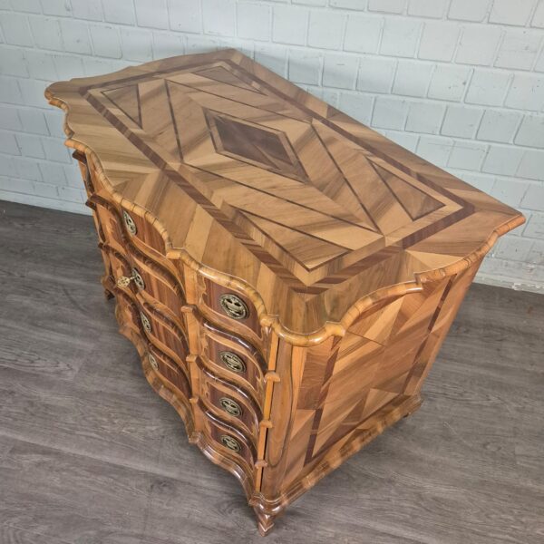 Chest of Drawers Baroque 1780 Walnut - Image 3