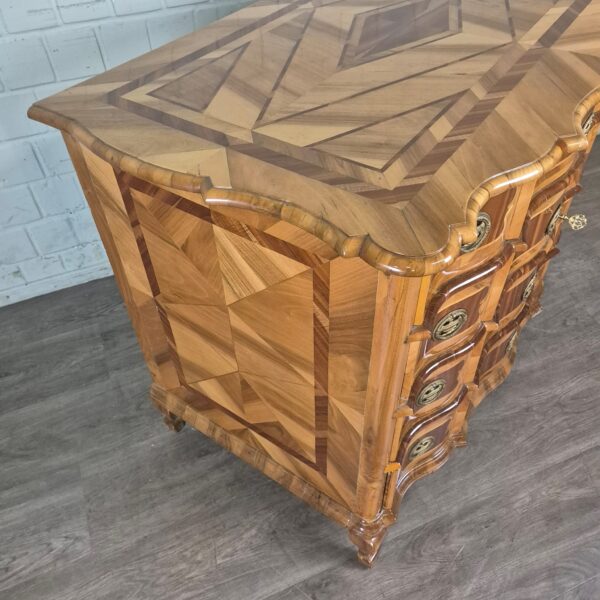 Chest of Drawers Baroque 1780 Walnut - Image 4