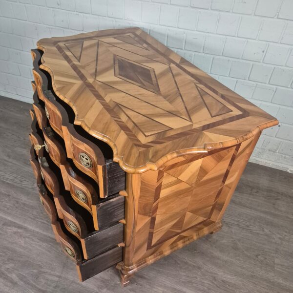 Chest of Drawers Baroque 1780 Walnut - Image 14