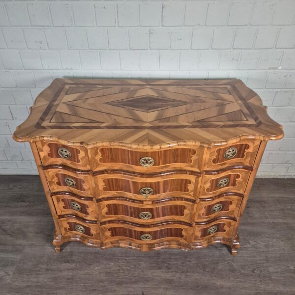 Chest of Drawers Baroque 1780 Walnut - Image 2