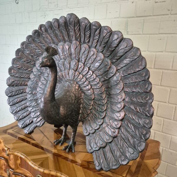 Garden Statue Peacock Metal 0.89 m - Image 2