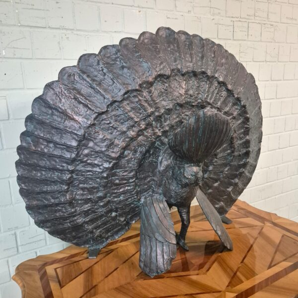 Garden Statue Peacock Metal 0.89 m - Image 8
