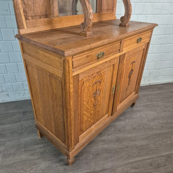 Kitchen Cabinet Jugendstil 1910 Oak - Image 6